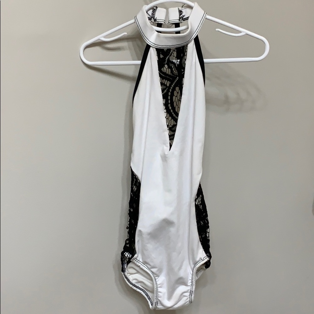 Black & White Dance Leotard